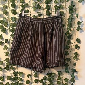 Urban outfitters Striped green and Gray Shorts